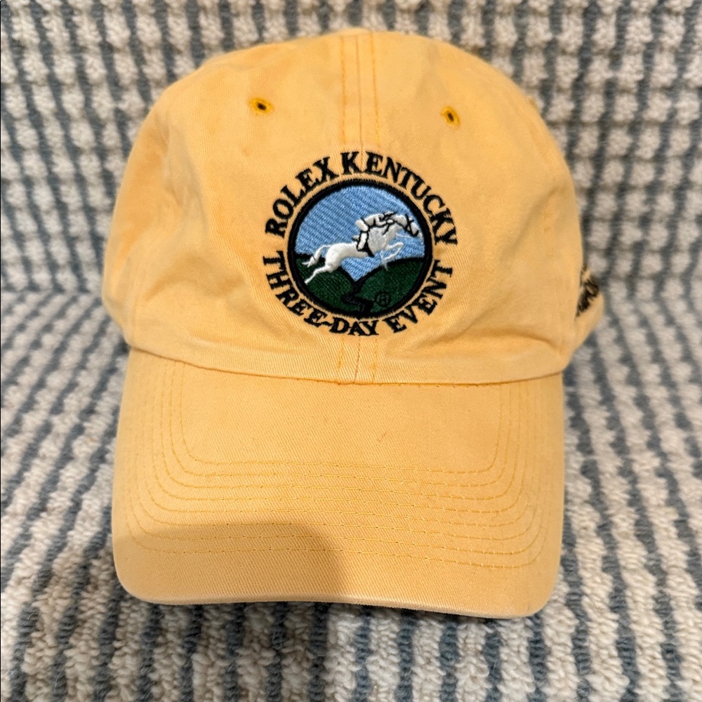 Rolex Kentucky Yellow Hat